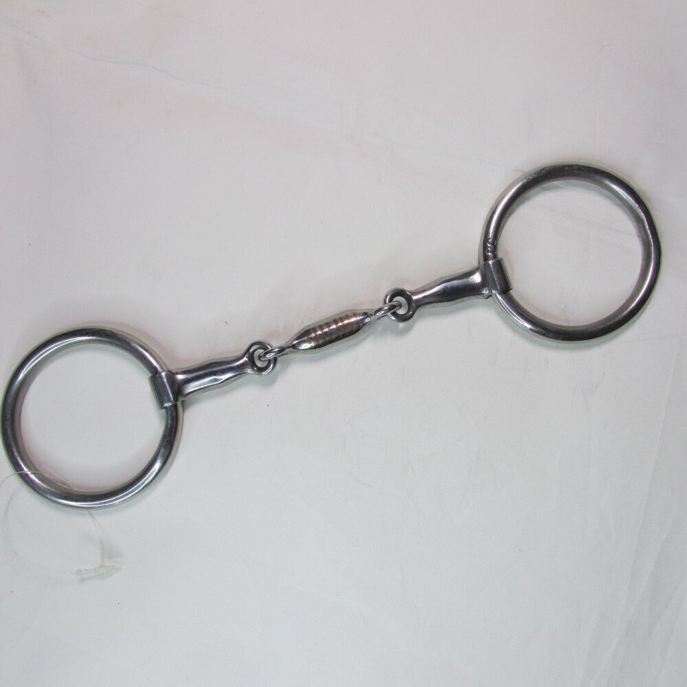 Professional's Choice O Ring Three Piece Snaffle Bit PCB-97A - Picture 2 of 4